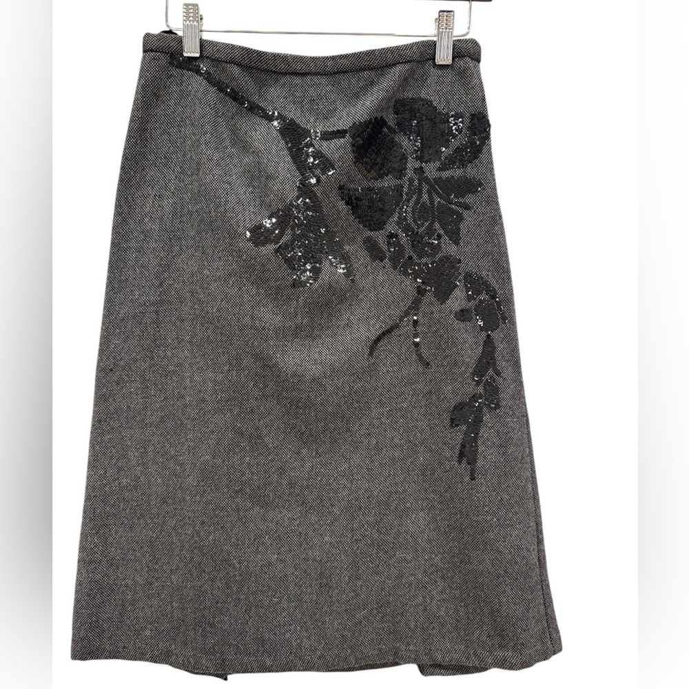 FRENCH CONNECTION WOOL BLEND SKIRT